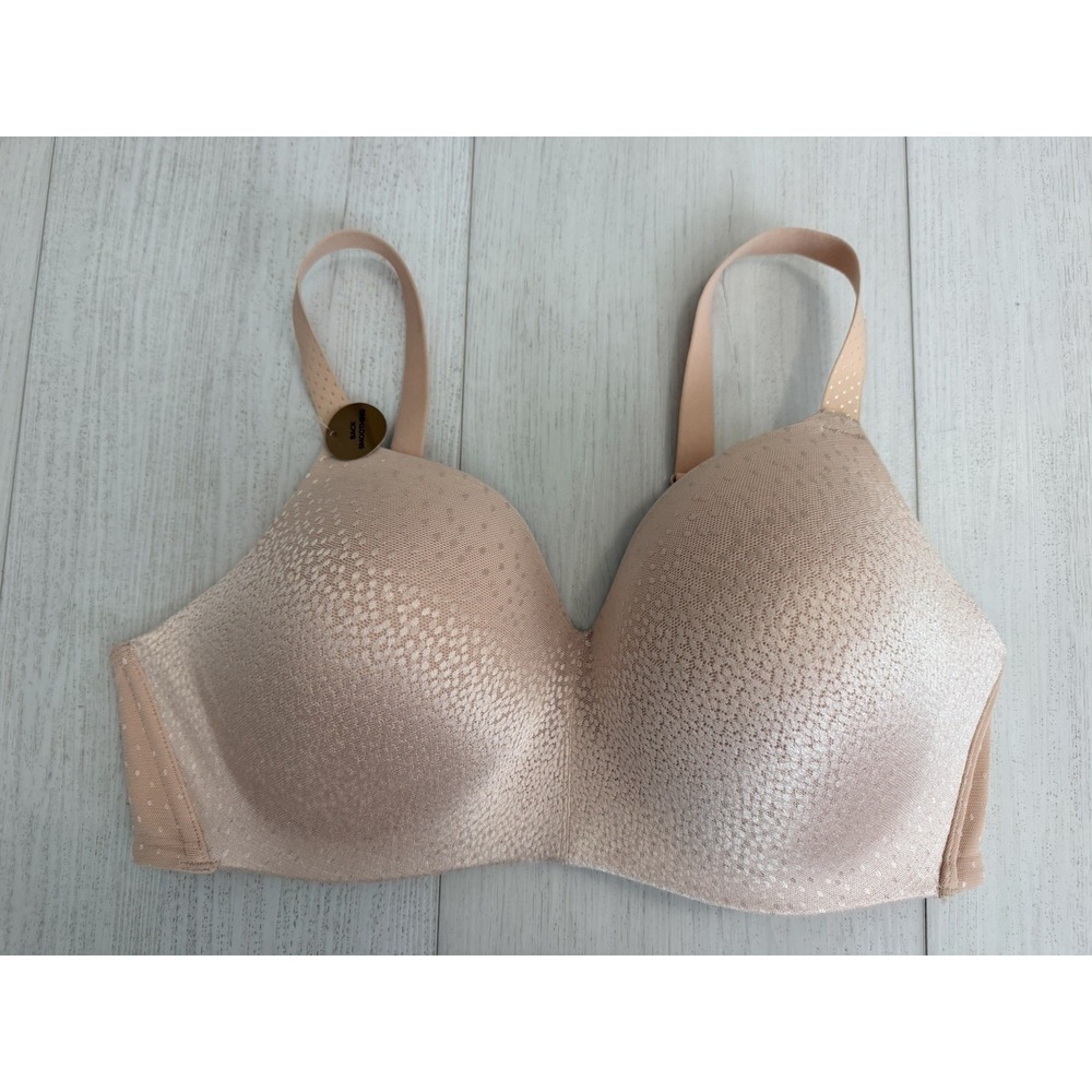 NWT‎ WACOAL 856303 Rose Dust Simply Done Wireless Contour T-shirt Bra Size 38DD